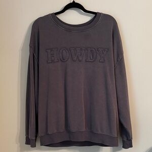 Zoe + Liv Charcoal Sweatshirt